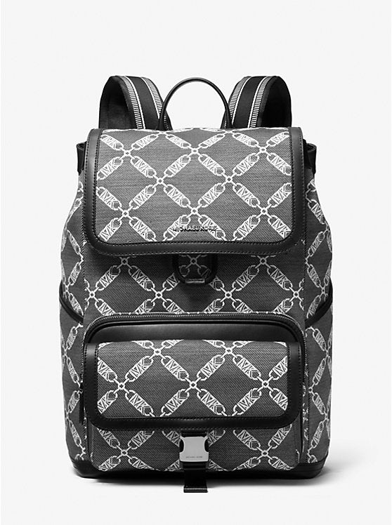 Michael Kors Hudson Empire Logo Jacquard Backpack