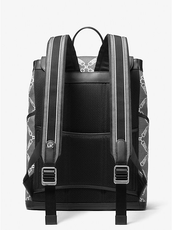 Michael Kors Hudson Empire Logo Jacquard Backpack