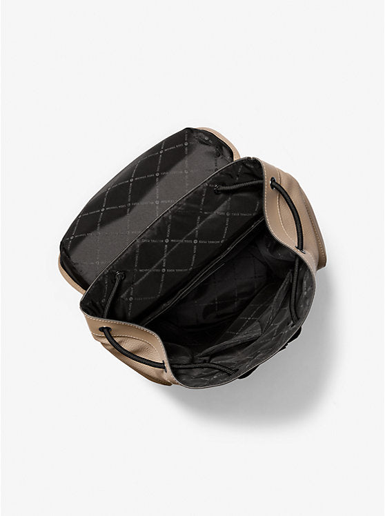 Michael Kors Mens Hudson Pebbled Leather Backpack