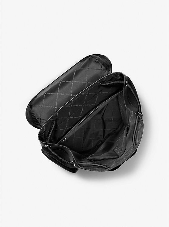 Michael Kors Mens Hudson Pebbled Leather Backpack