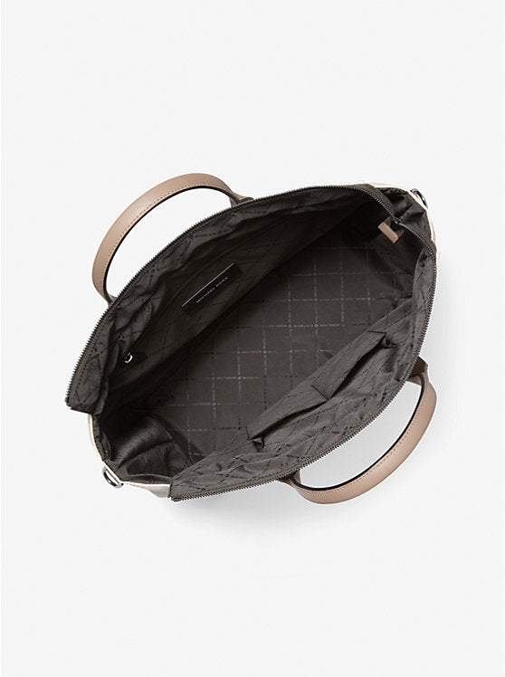 Michael Kors Brooklyn Cotton Blend Tote Bag