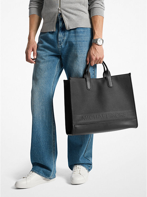 Michael Kors Hudson Pebbled Leather Tote Bag