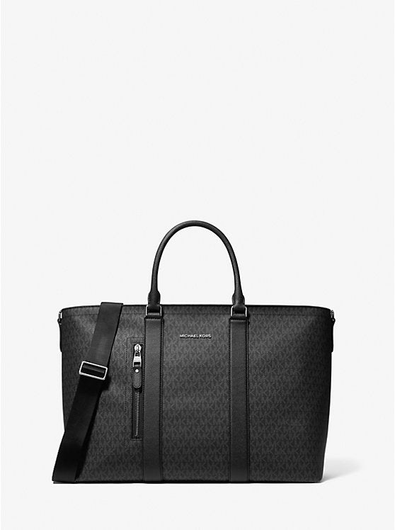 Michael Kors Hudson Signature Logo Tote Bag