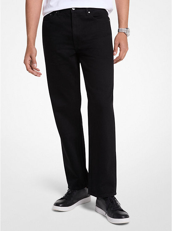 Michael Kors Finn Straight-Fit Stretch Denim Jeans