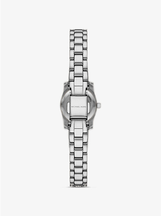 Michael Kors Mini Lexington Pavé Silver-Tone Watch