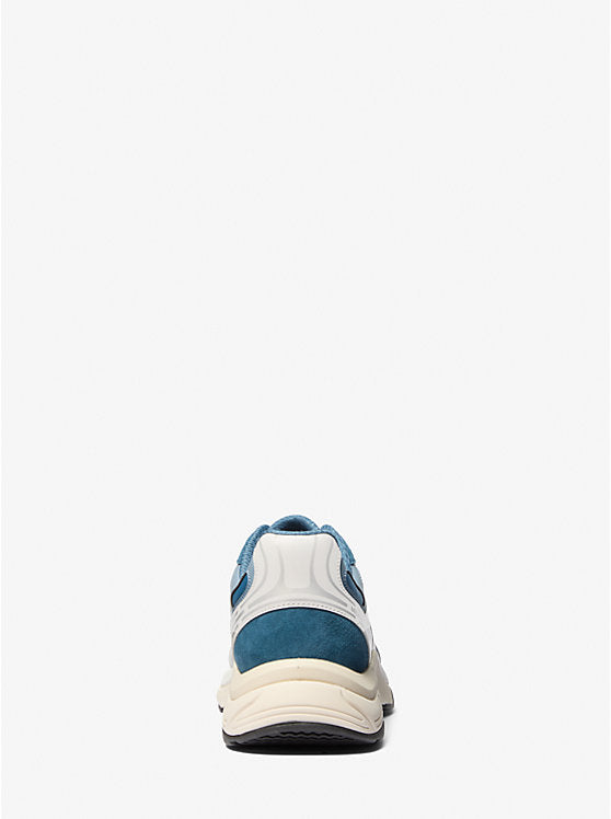 Michael Kors Leo Mixed-Media Trainer