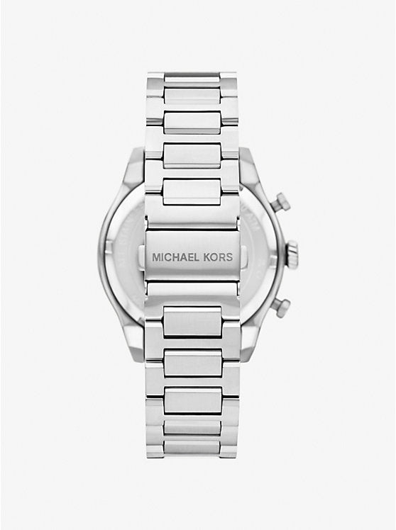 Michael Kors Oversized Panorama Silver-Tone Watch