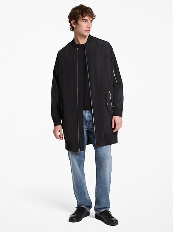 Michael Kors Oversized Bomber Jacket