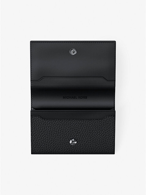 Michael Kors Hudson Pebbled Leather Card Case