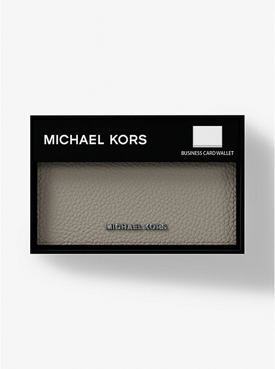 Michael Kors Hudson Pebbled Leather Card Case