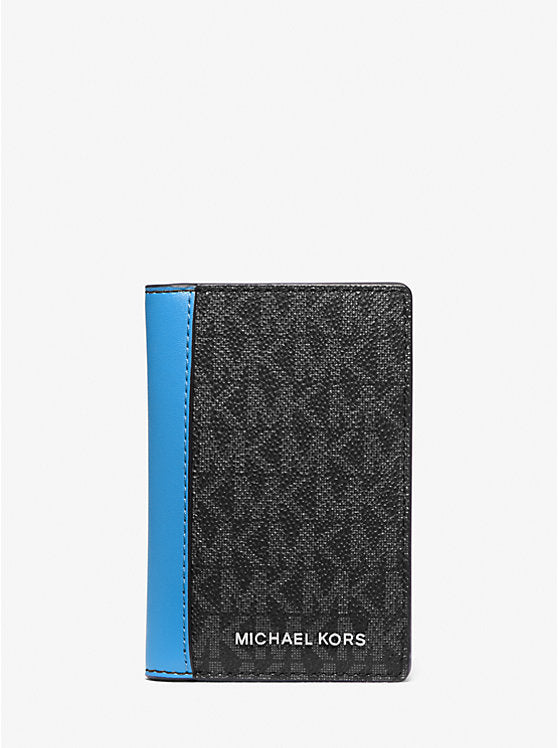 Michael Kors Hudson Signature Logo Folio Card Case