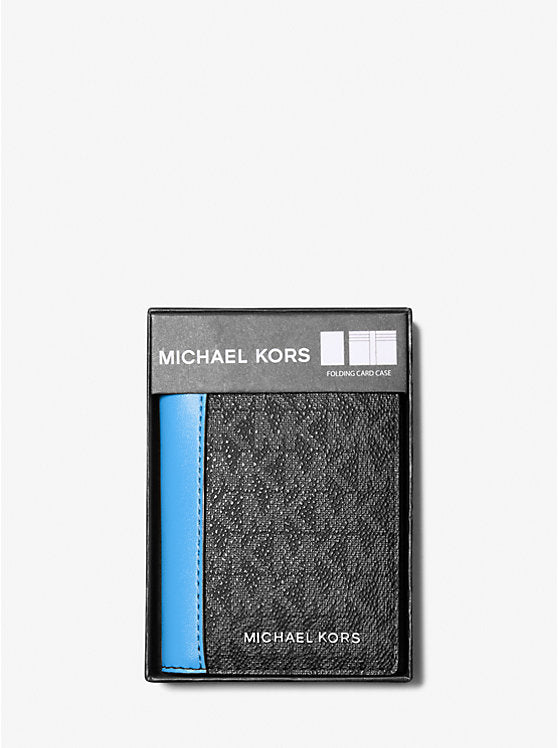Michael Kors Hudson Signature Logo Folio Card Case