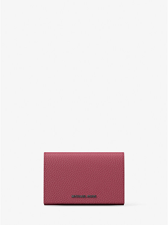 Michael Kors Hudson Pebbled Leather Card Case