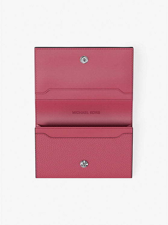 Michael Kors Hudson Pebbled Leather Card Case