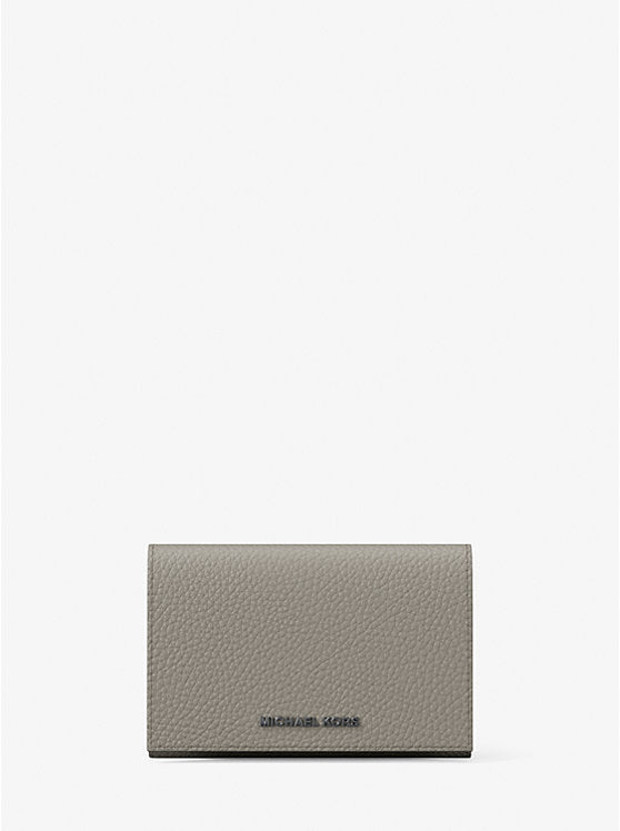 Michael Kors Hudson Pebbled Leather Card Case