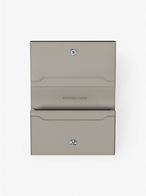 Michael Kors Hudson Pebbled Leather Card Case