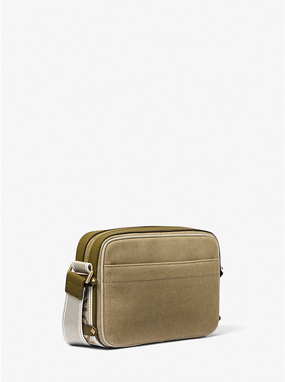 Michael Kors Maeve Large Two-Tone Denim Crossbody Bag