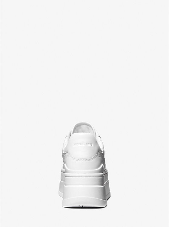 Michael Kors Hayes Snake Embossed Platform Sneaker