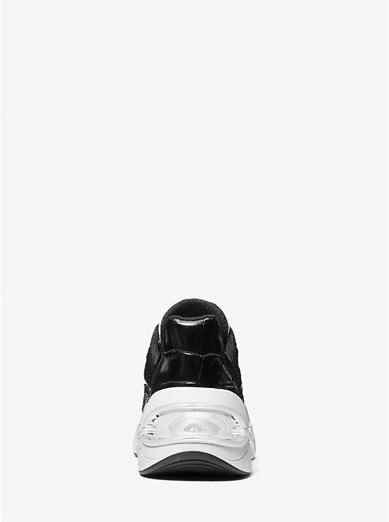 Michael Kors Toni Mixed-Media Trainer