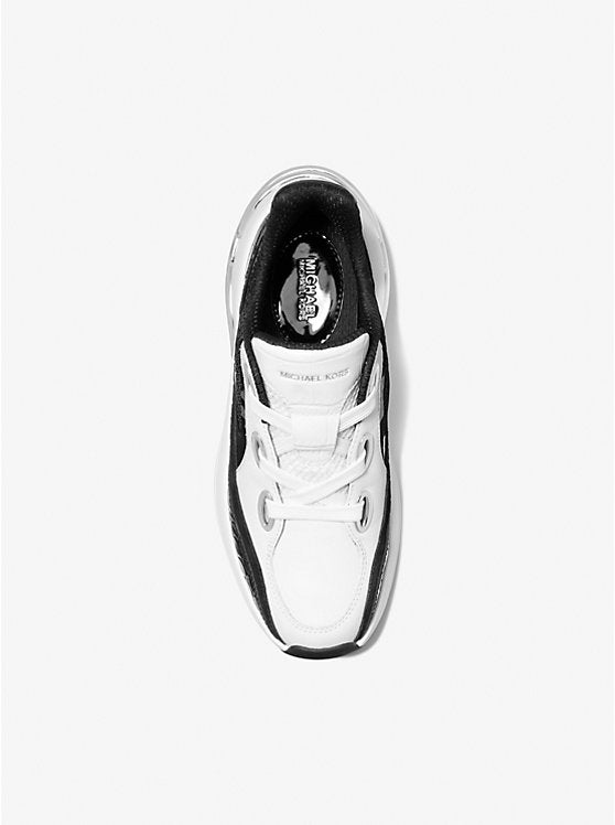 Michael Kors Toni Mixed-Media Trainer
