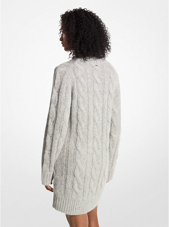 Michael Kors Cable Knit Alpaca Blend Sweaterdress