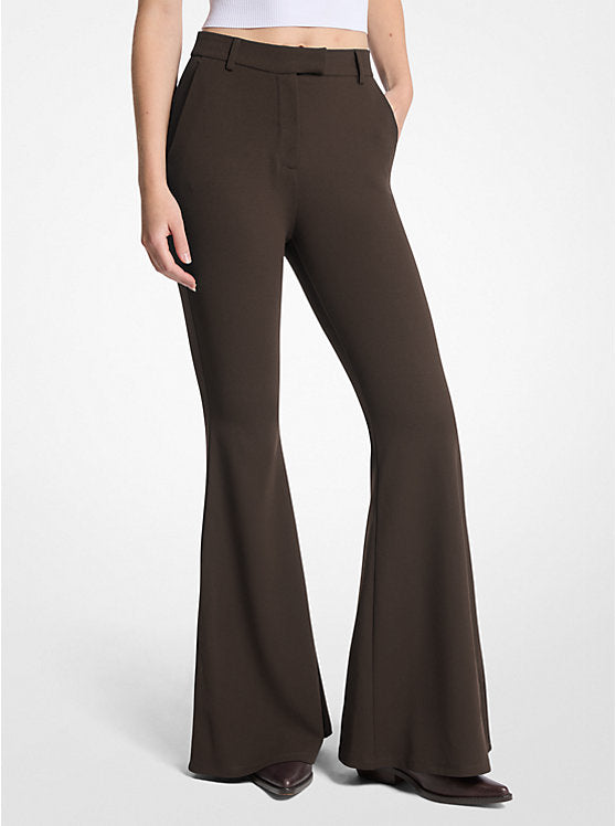 Michael Kors Stretch Crepe Flared Pant