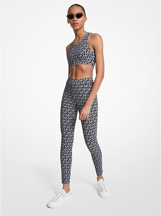 Michael Kors Logo Stretch Knit Leggings