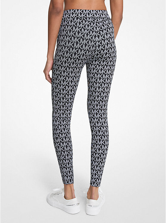 Michael Kors Logo Stretch Knit Leggings