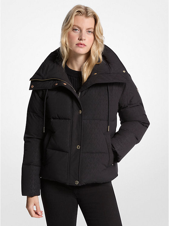 Michael Kors Signature Logo Quilted Puffer Jacket