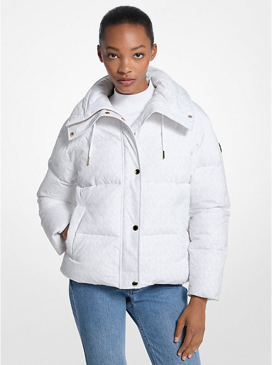 Michael Kors Signature Logo Quilted Puffer Jacket