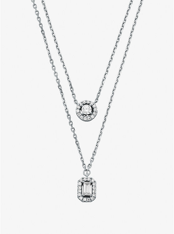 Michael Kors Precious Metal-Plated Double Layered Necklace