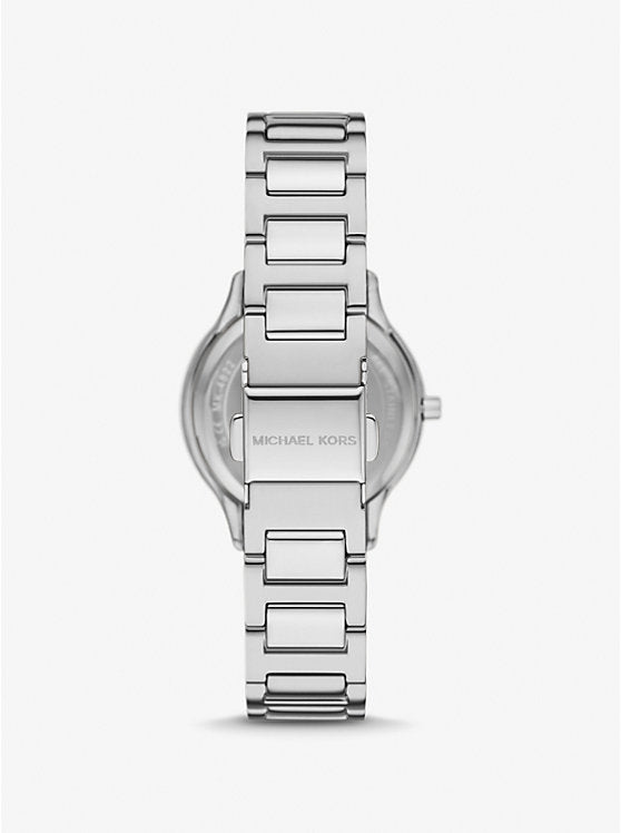 Michael Kors Mini Sage Pavé Silver-Tone Watch