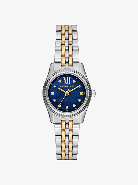 Michael Kors Mini Lexington Pavé Two-Tone Watch