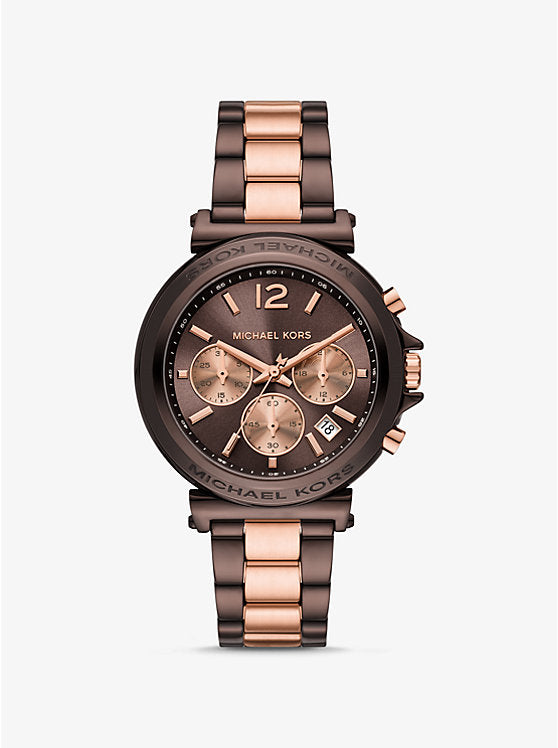 Michael Kors Oversized Maren Two-Tone Watch