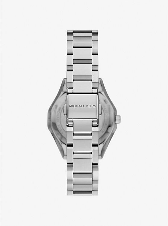 Michael Kors Mini Raquel Pavé Silver-Tone Watch