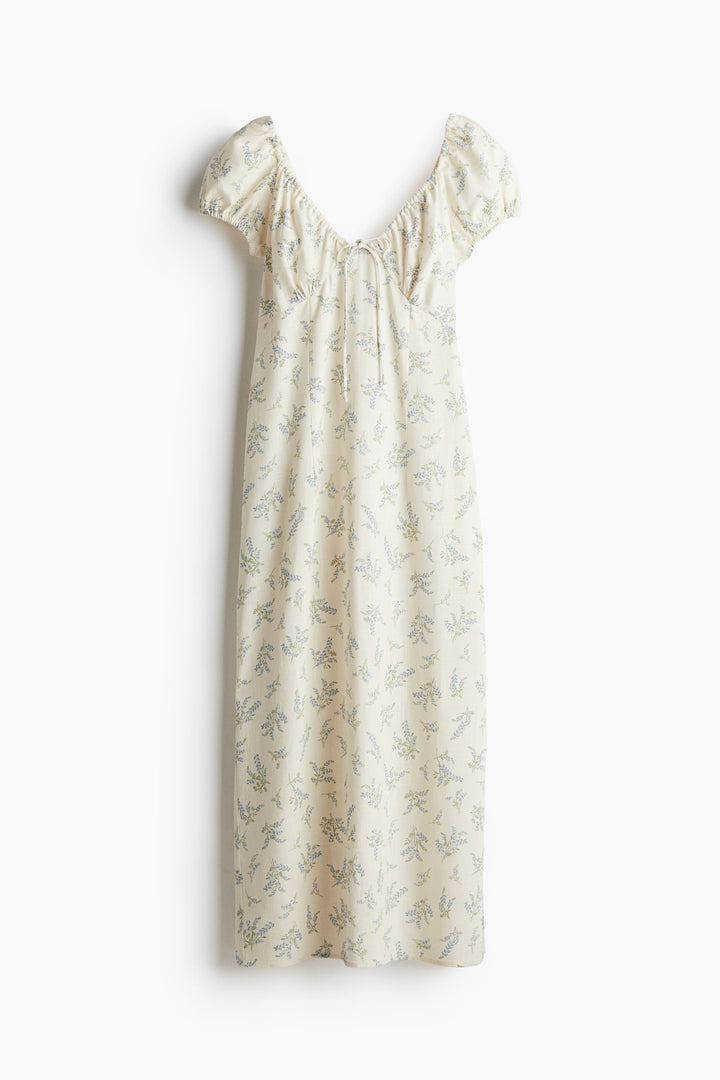 H&M Tie-Detail Maxi Dress