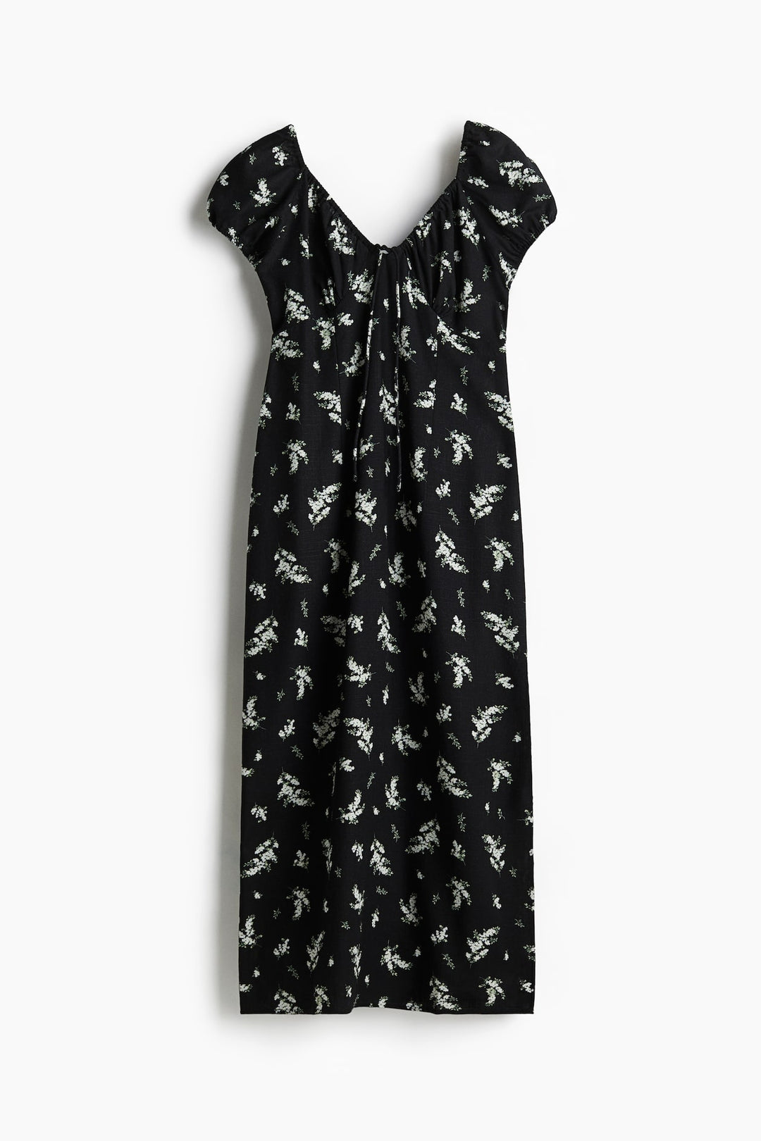 H&M Tie-Detail Maxi Dress