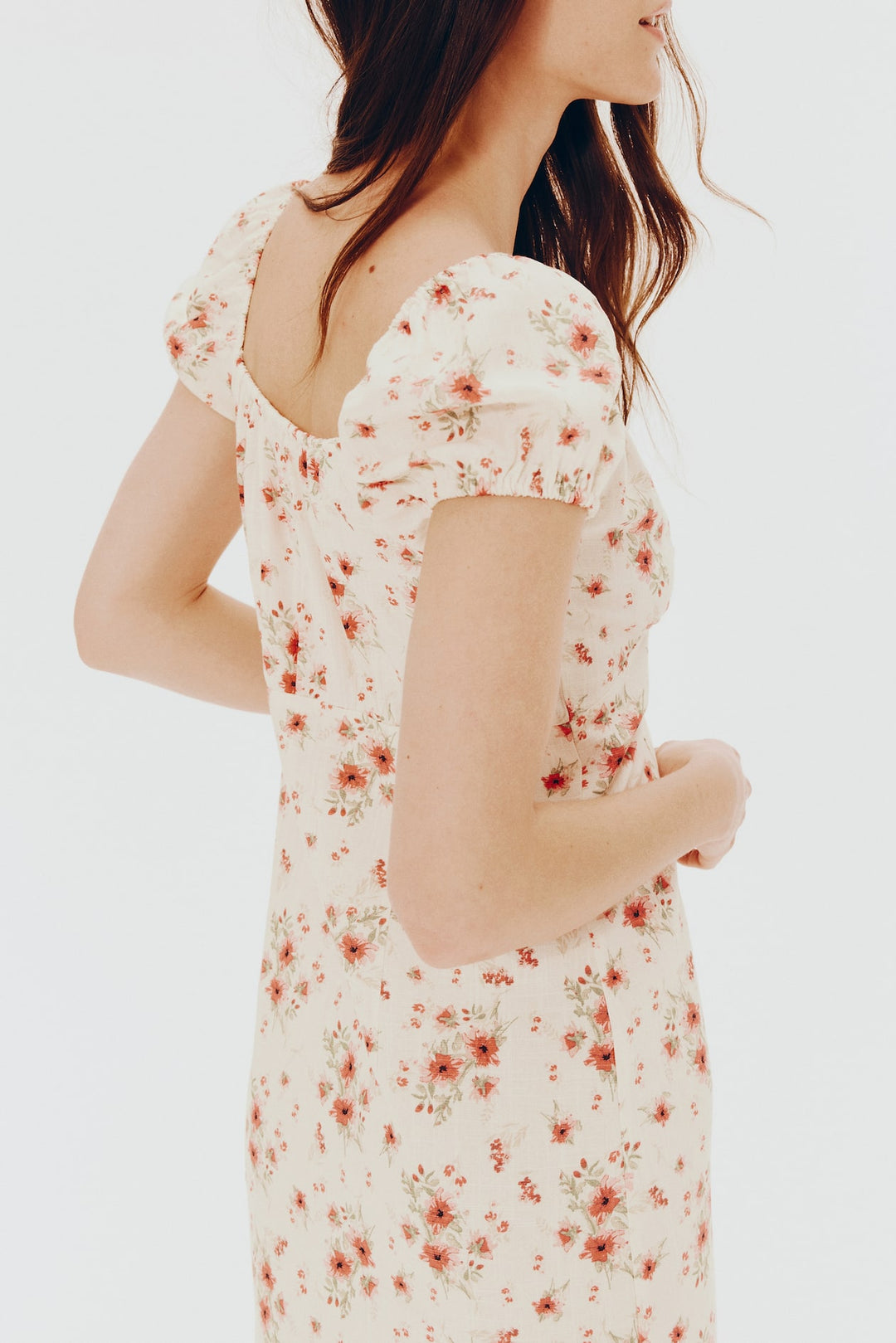 H&M Tie-Detail Maxi Dress