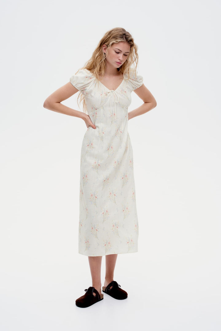 H&M Tie-Detail Maxi Dress