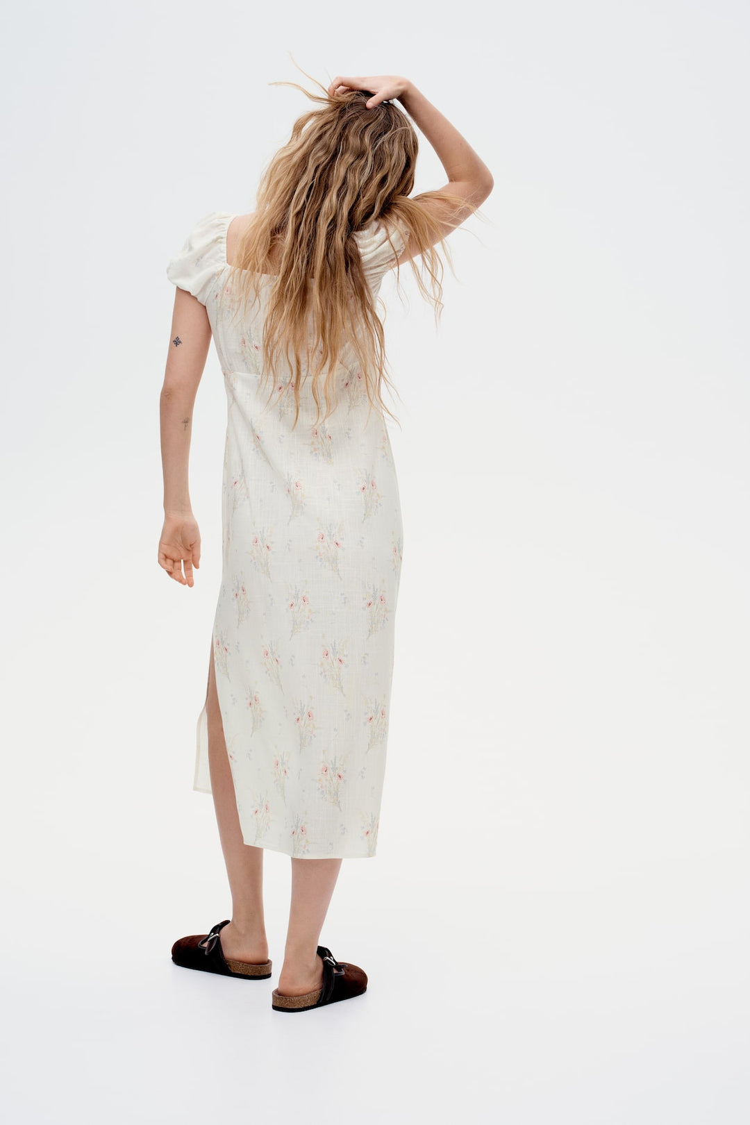 H&M Tie-Detail Maxi Dress