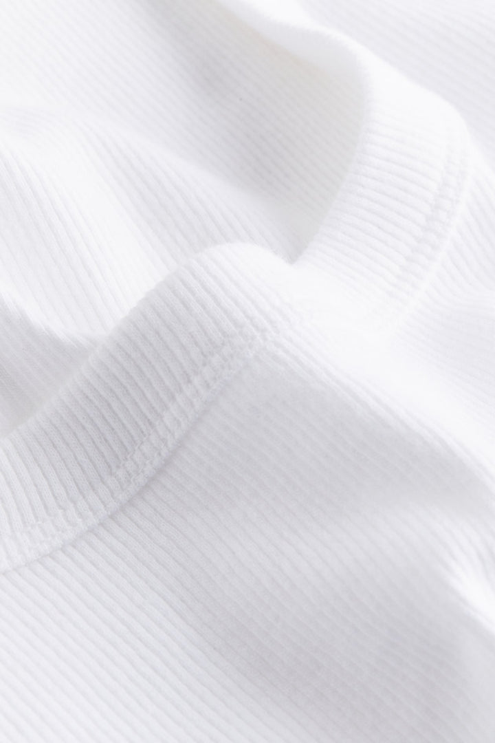 H&M Ribbed Crop T-shirt