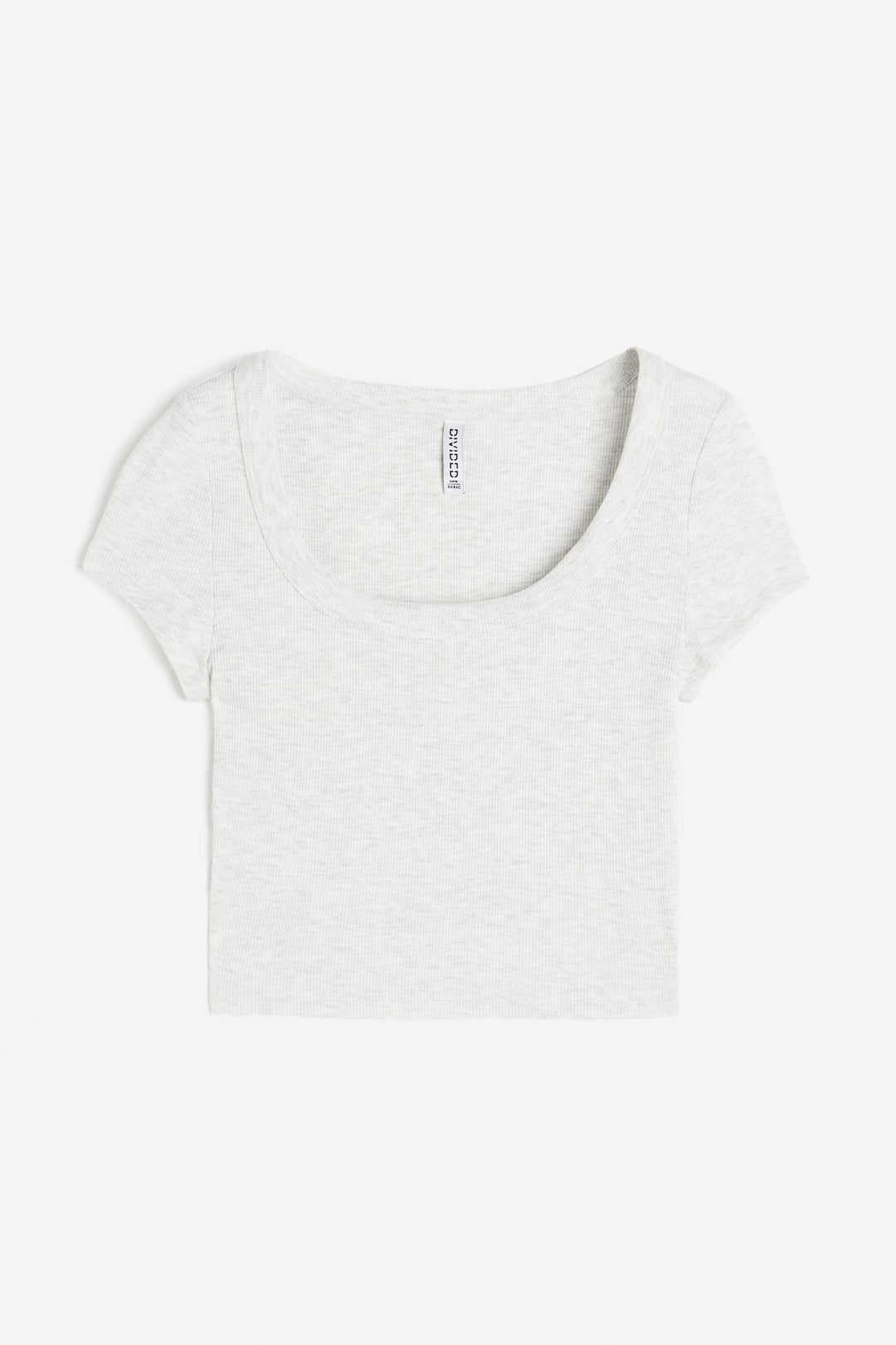 H&M Ribbed Crop T-shirt