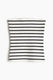 White/black striped
