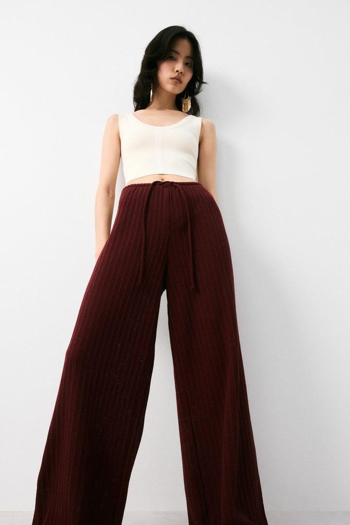 H&M Textured-Knit Pants