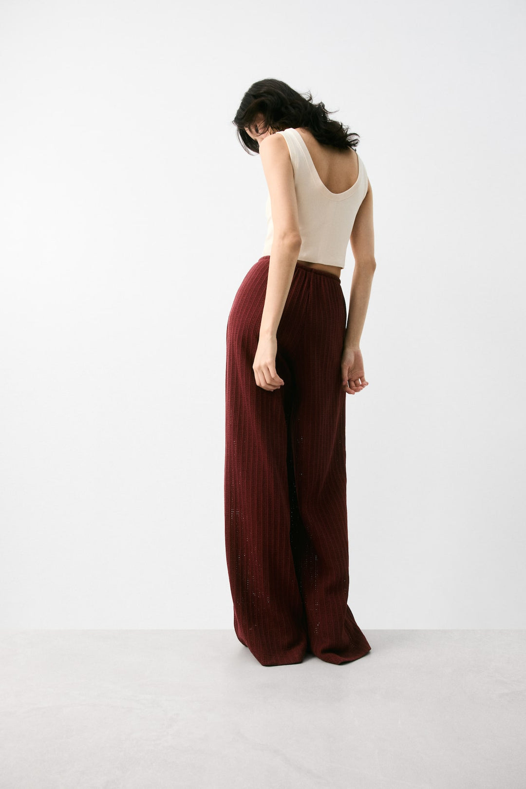 H&M Textured-Knit Pants