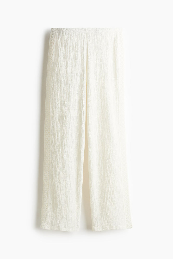 H&M Textured Pull-On Pants