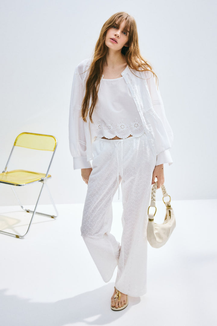 H&M Straight-Leg Drawstring Pants