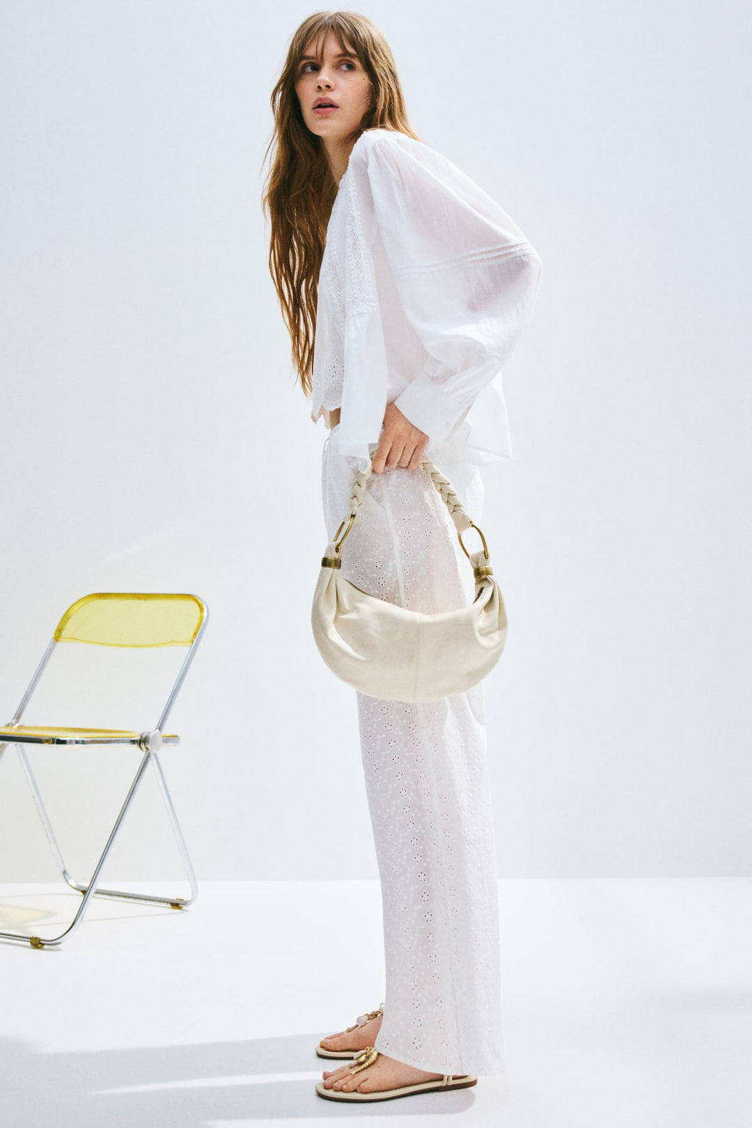 H&M Straight-Leg Drawstring Pants