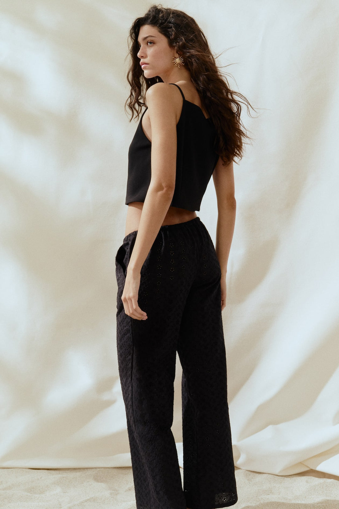 H&M Straight-Leg Drawstring Pants
