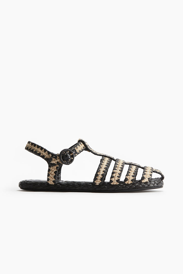 H&M Straw Fisherman Sandals